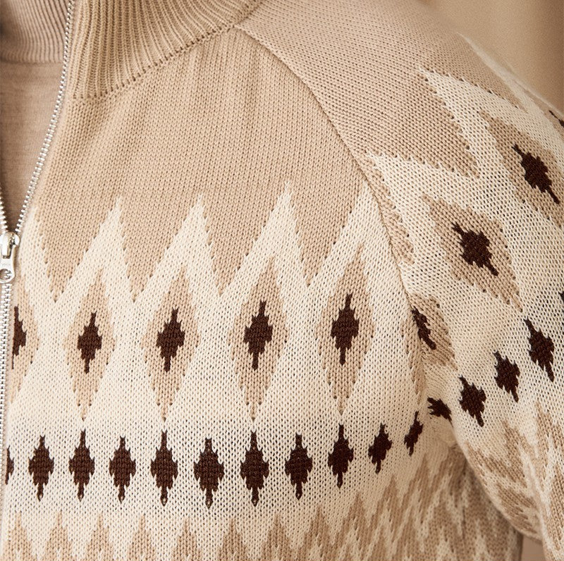 St. Moritz Fair Isle Knitted Cardigan