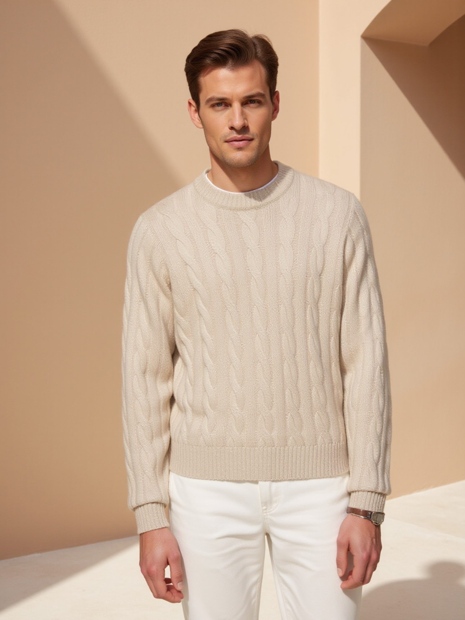 Cashmere Cable Knit Sweater