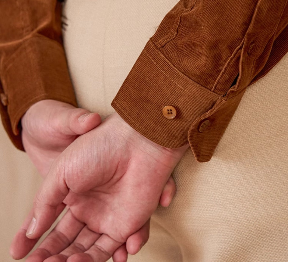 Cambridge Cotton Corduroy Long Sleeve Shirt