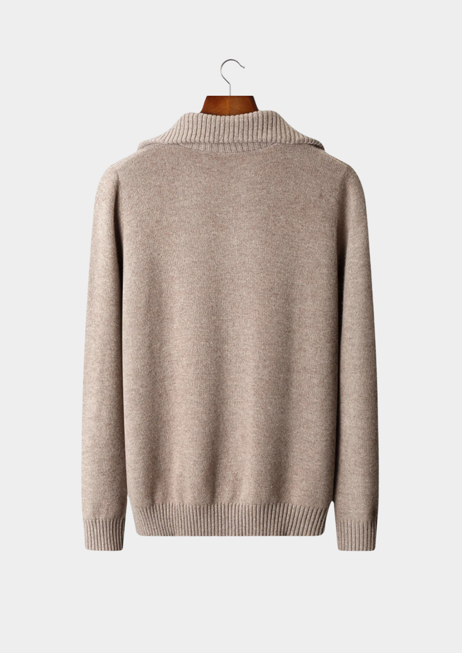 CAVALLO WOOL QUARTER ZIP SWEATER