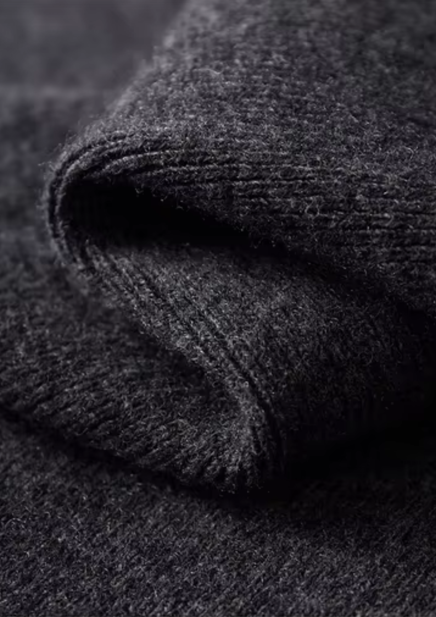 NOBA WOOL RIBBED POLO CARDIGAN