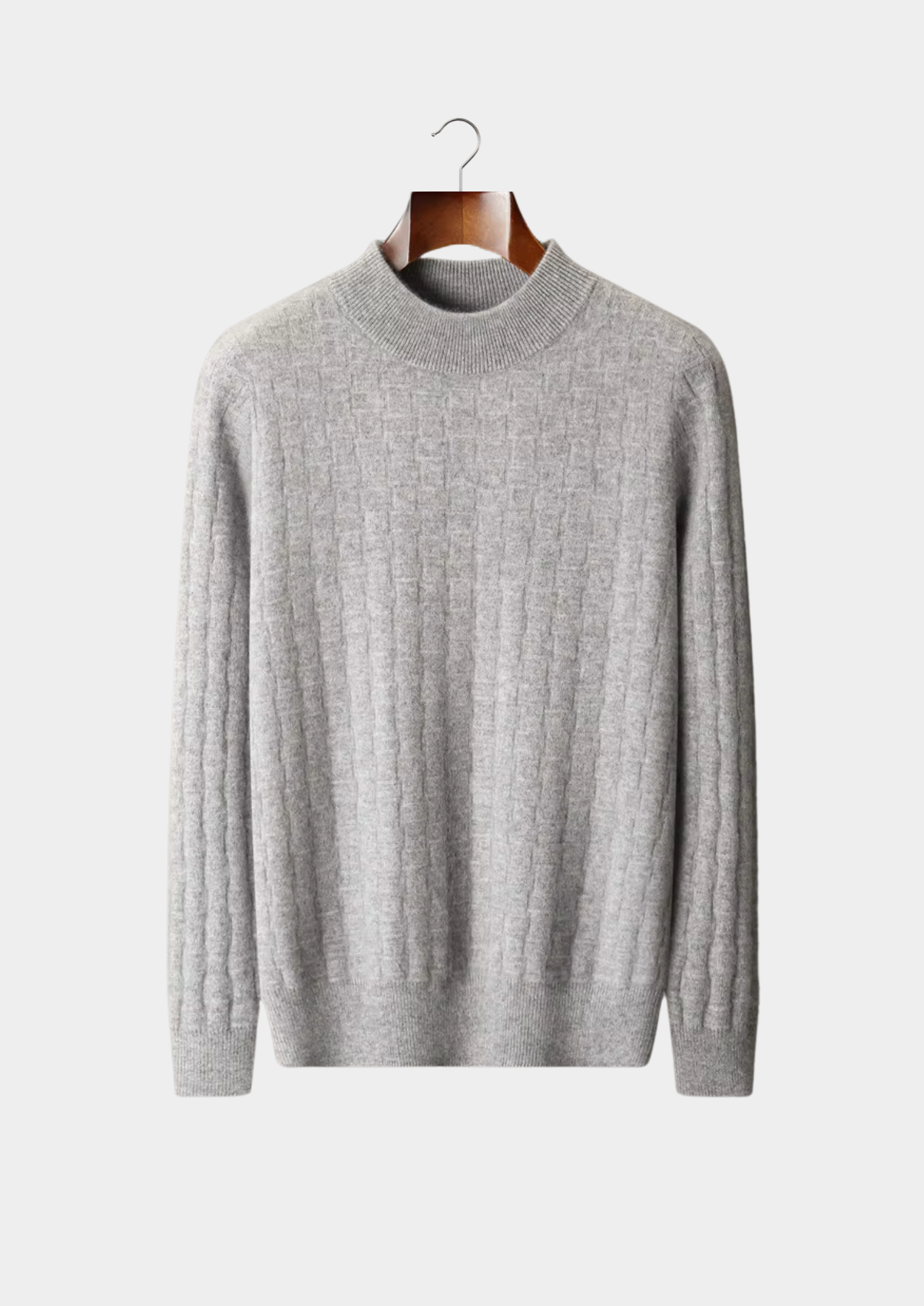 Cavallo WOOL TEXTURED MOCKNECK