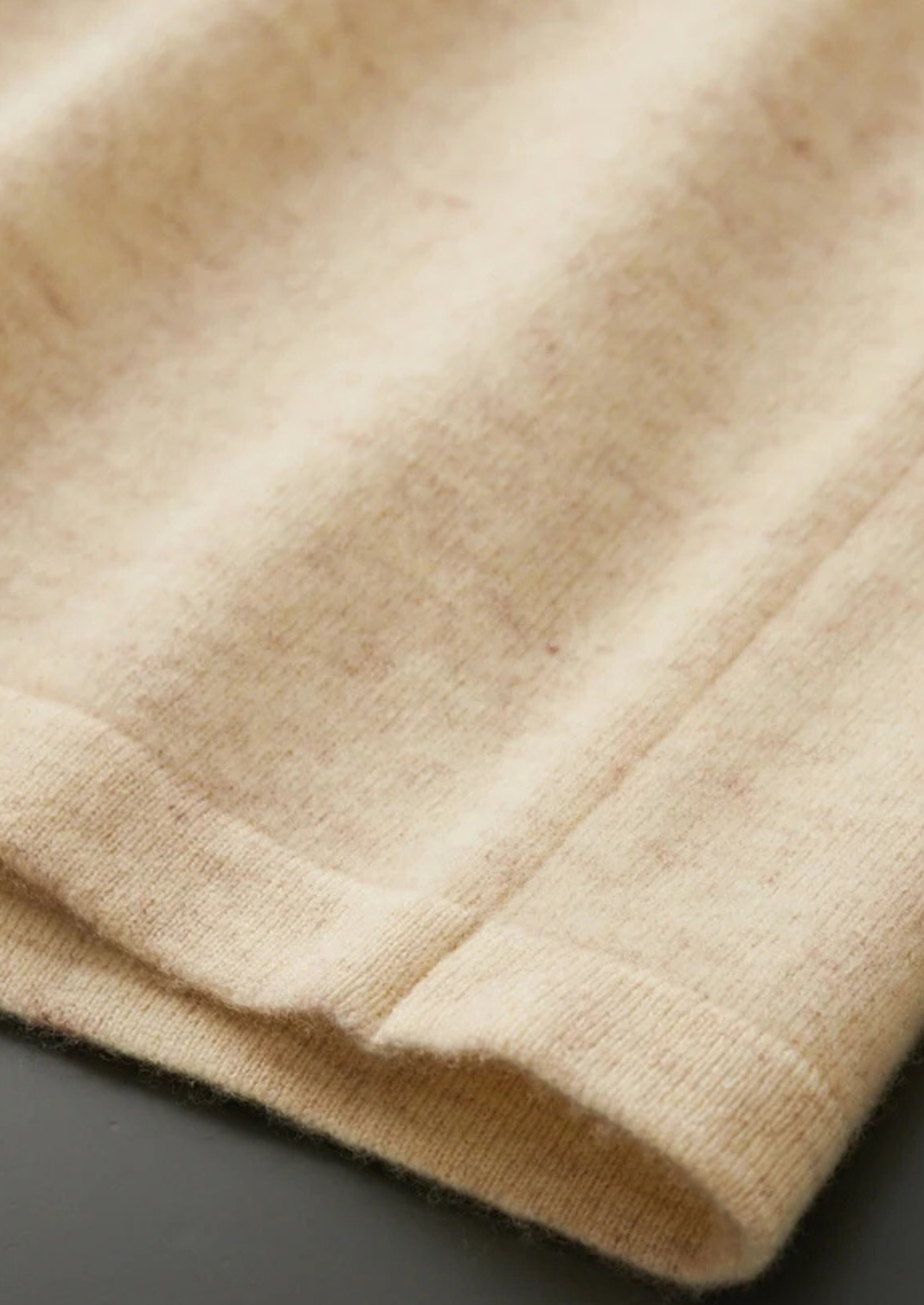 100% CASHMERE POLO CARDIGAN