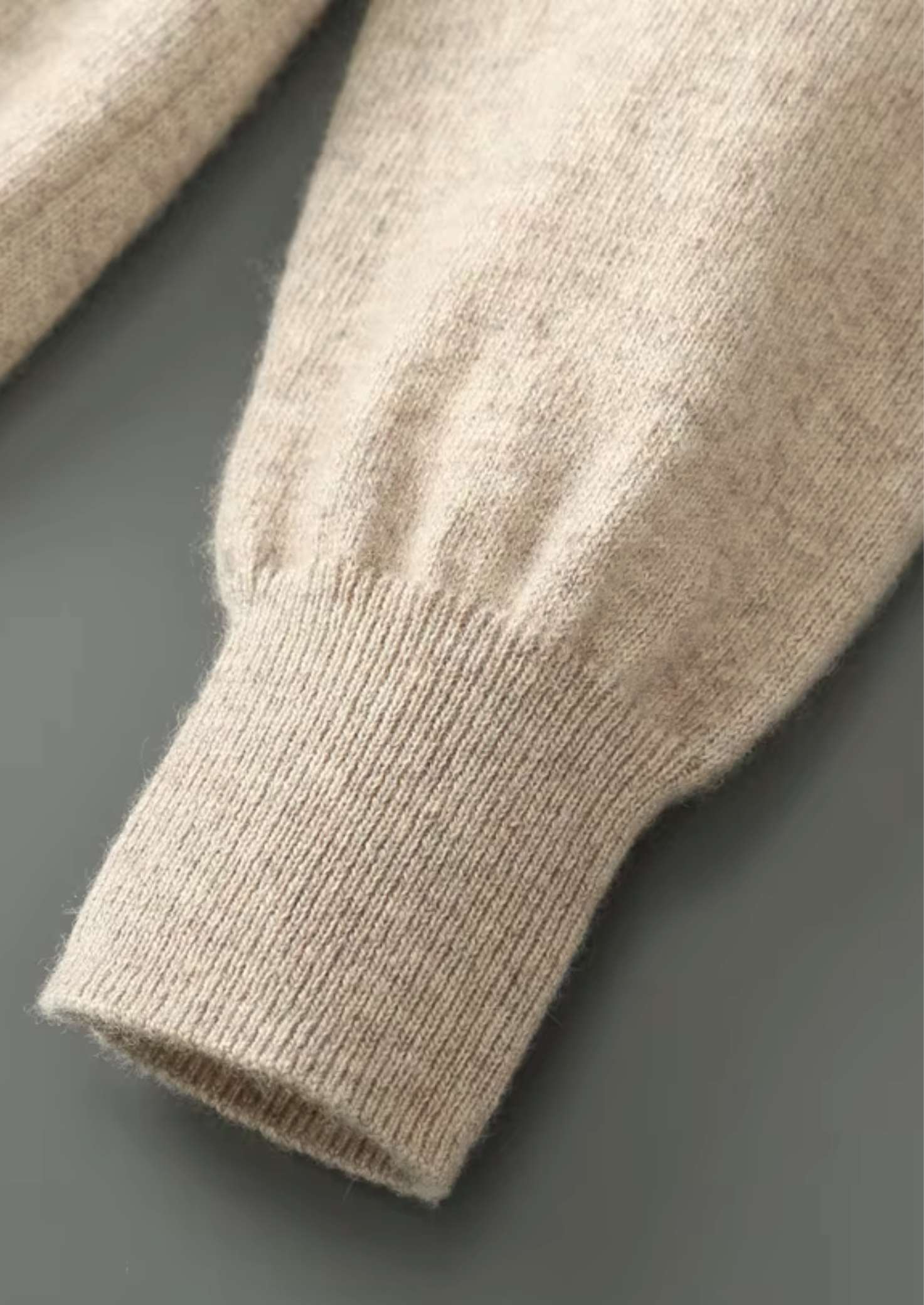 NOBA WOOL HALF ZIP SWEATER