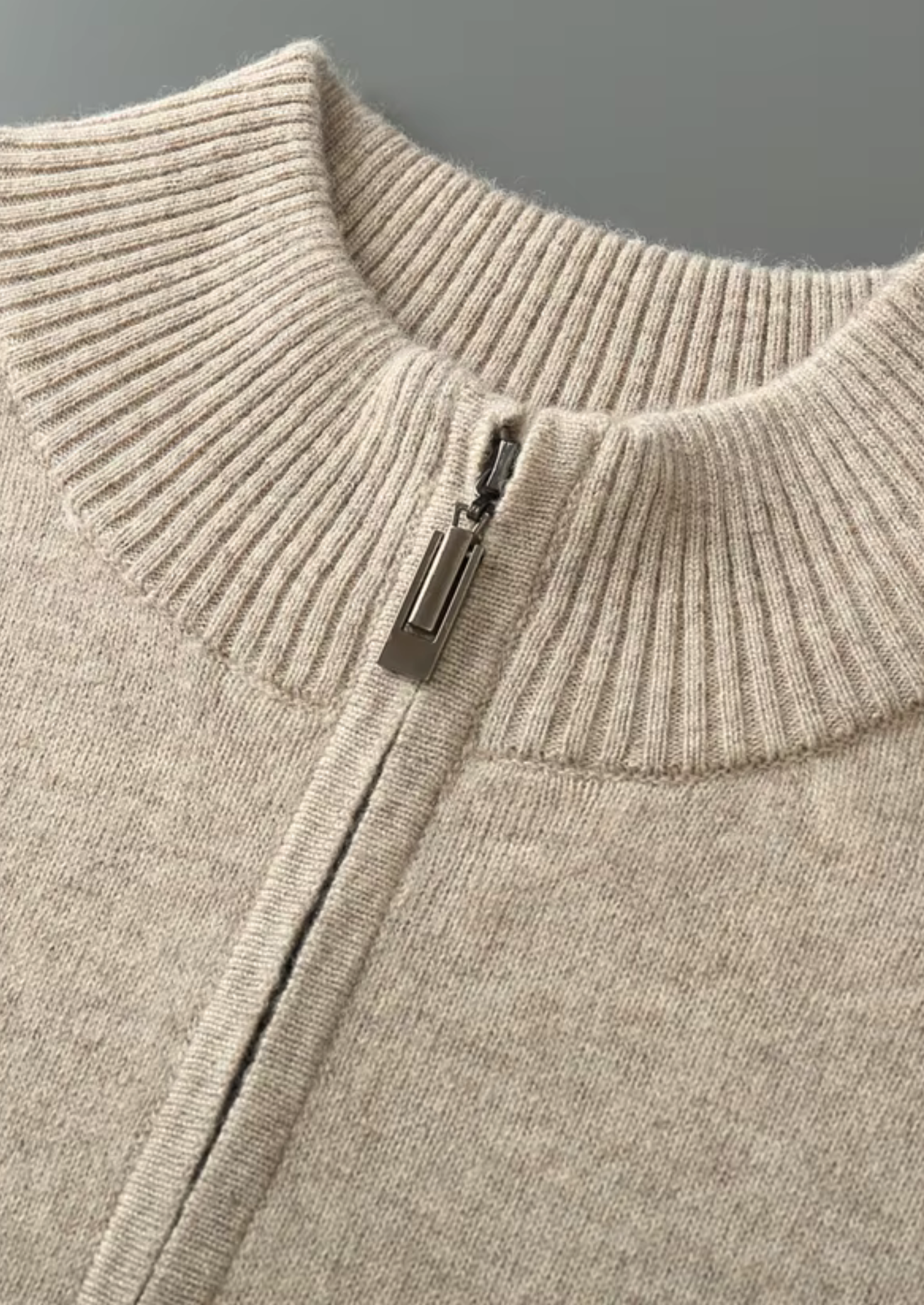 CAVALLO WOOL HALF ZIP SWEATER