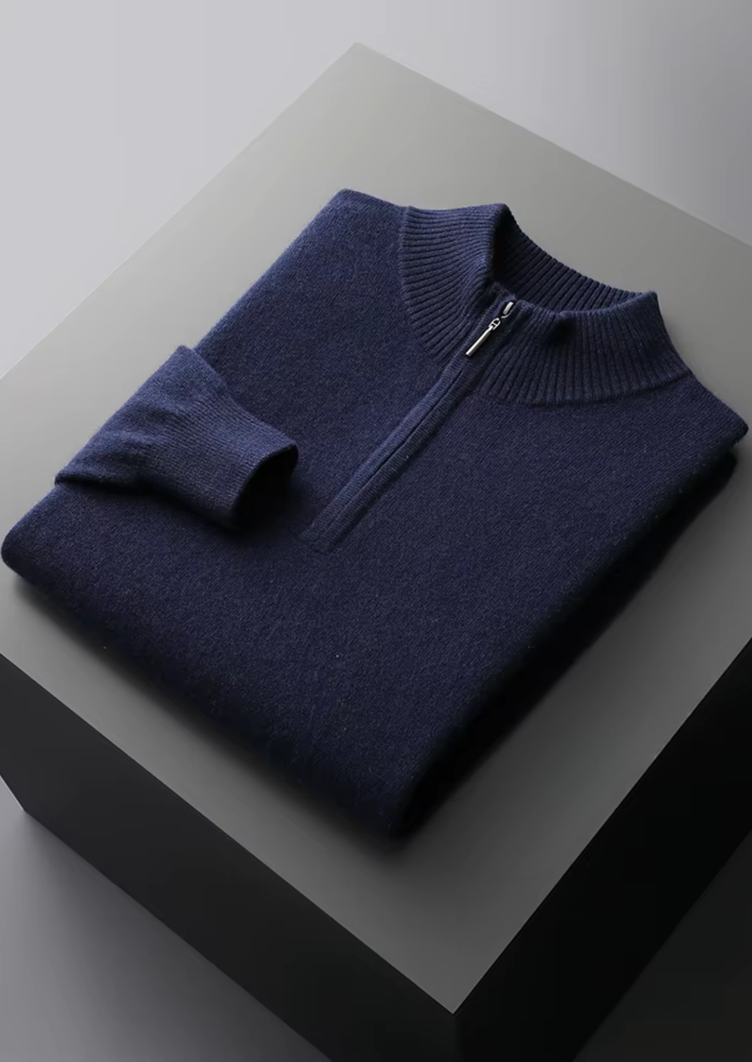 CAVALLO WOOL HALF ZIP SWEATER