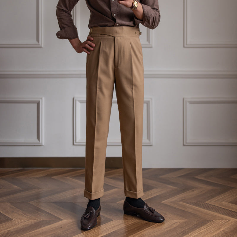 Napolitana High Waist Italian Trousers
