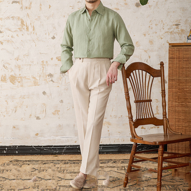 Geneva Linen Long Sleeve Shirt