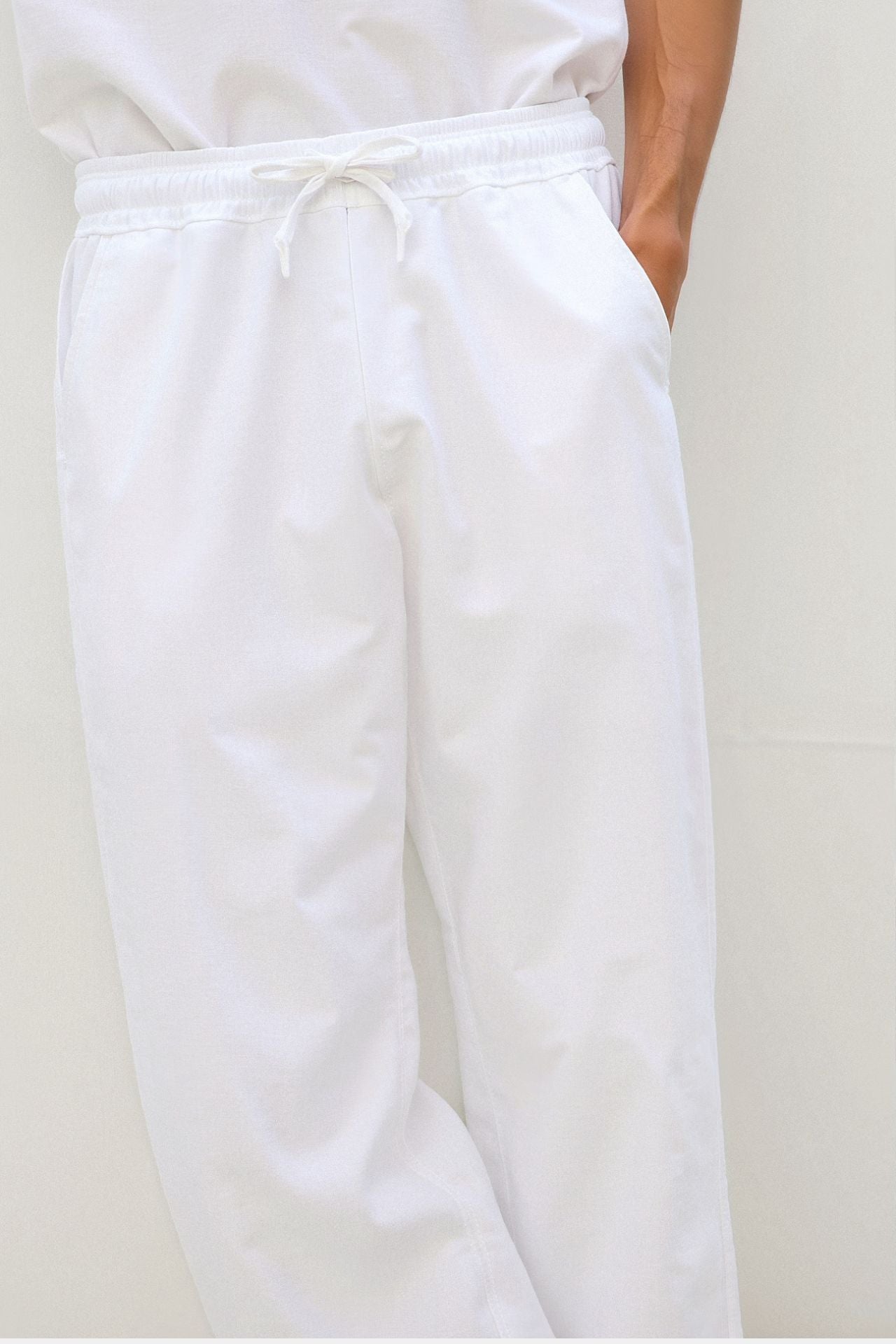 Cavallo Cotton & Linen Blend Drawstring Pants
