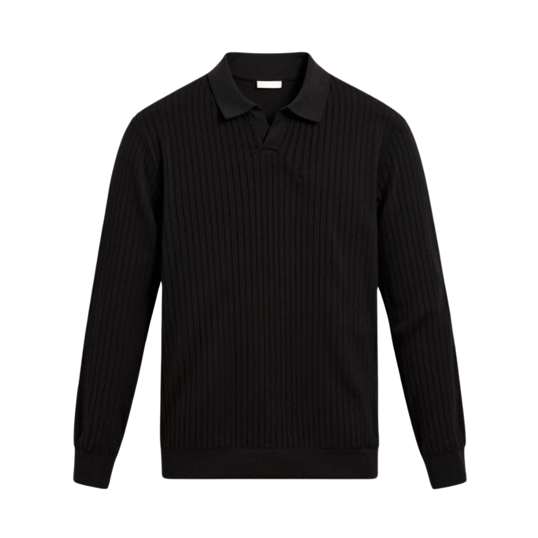 Cavallo Striped Long Sleeve Polo
