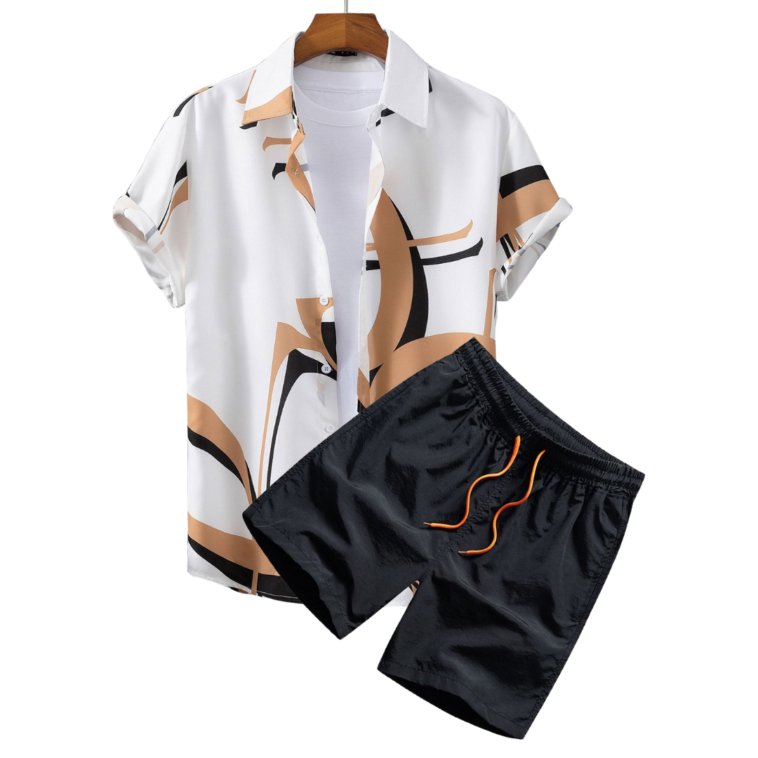 TROPEA - SHORT-SLEEVED SWIM SET