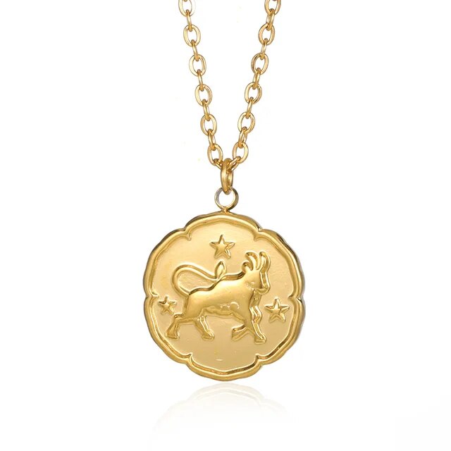CAVALLO- Zodiac Sign Necklace - Gold