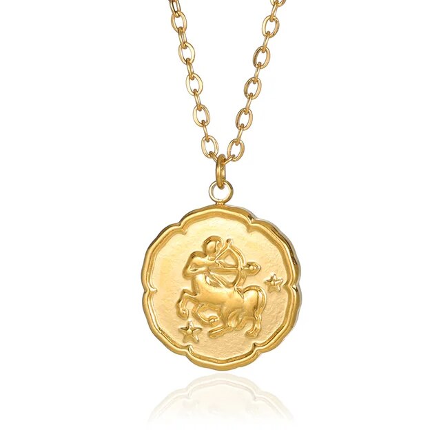 CAVALLO- Zodiac Sign Necklace - Gold