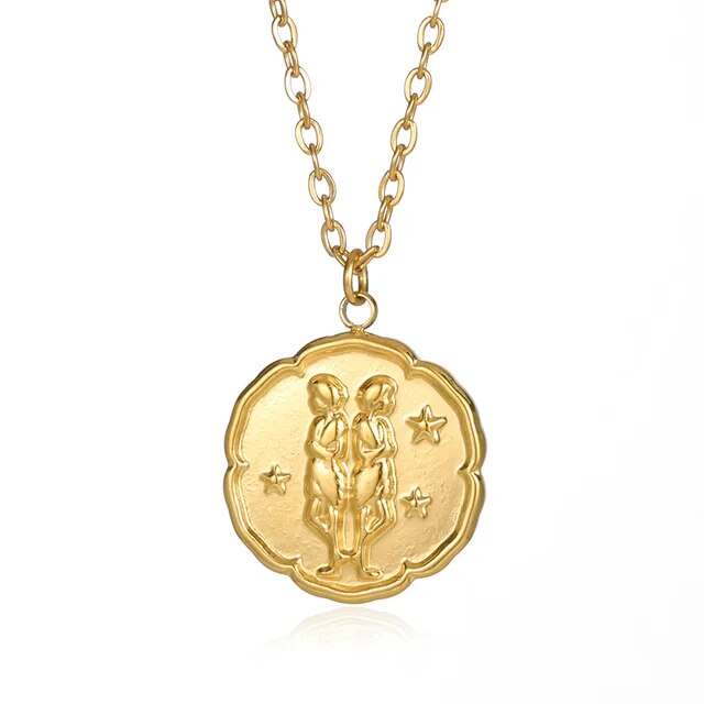CAVALLO- Zodiac Sign Necklace - Gold