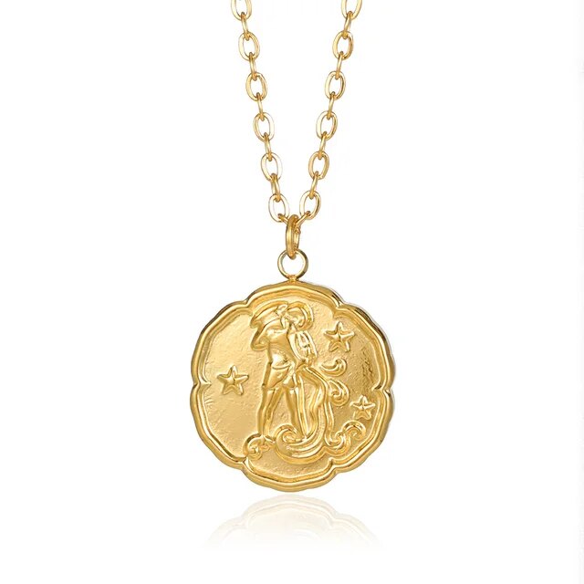 CAVALLO- Zodiac Sign Necklace - Gold