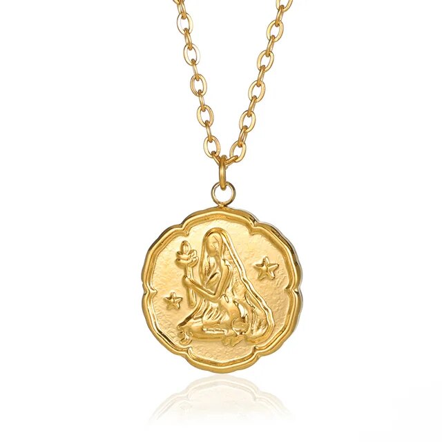 CAVALLO- Zodiac Sign Necklace - Gold