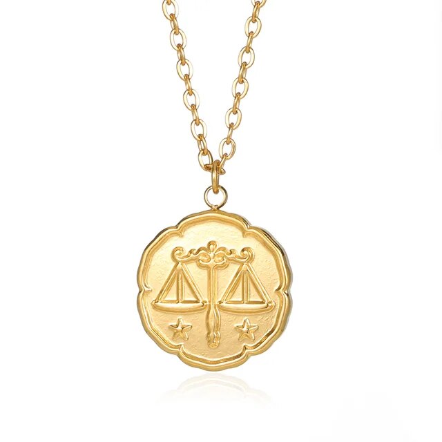 CAVALLO- Zodiac Sign Necklace - Gold
