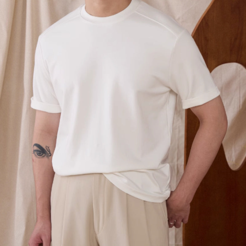 Basic Cotton Blend Soft Touch T-Shirt