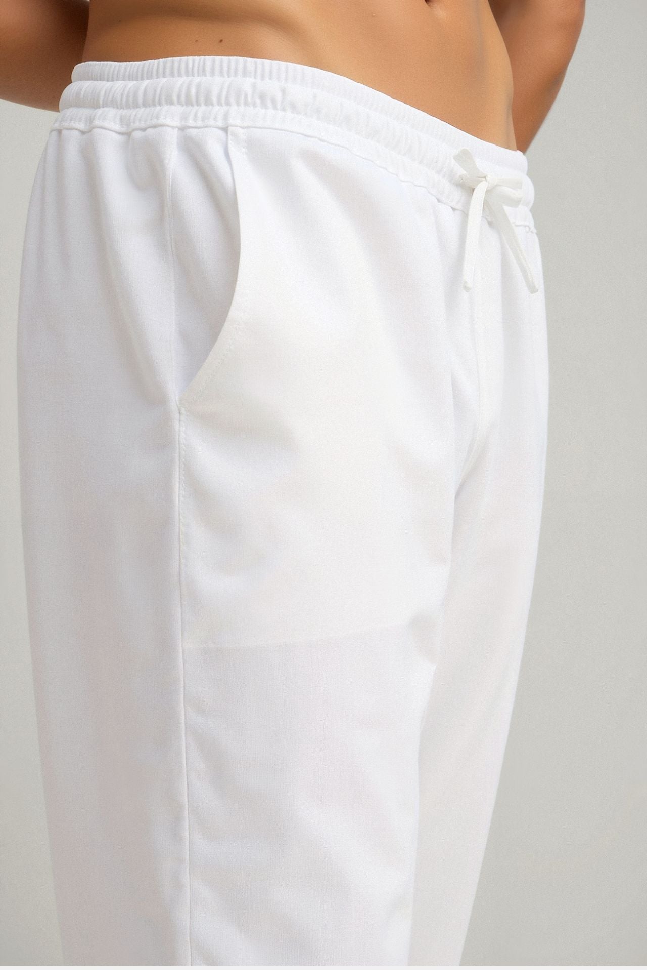 Cavallo Cotton & Linen Blend Drawstring Pants