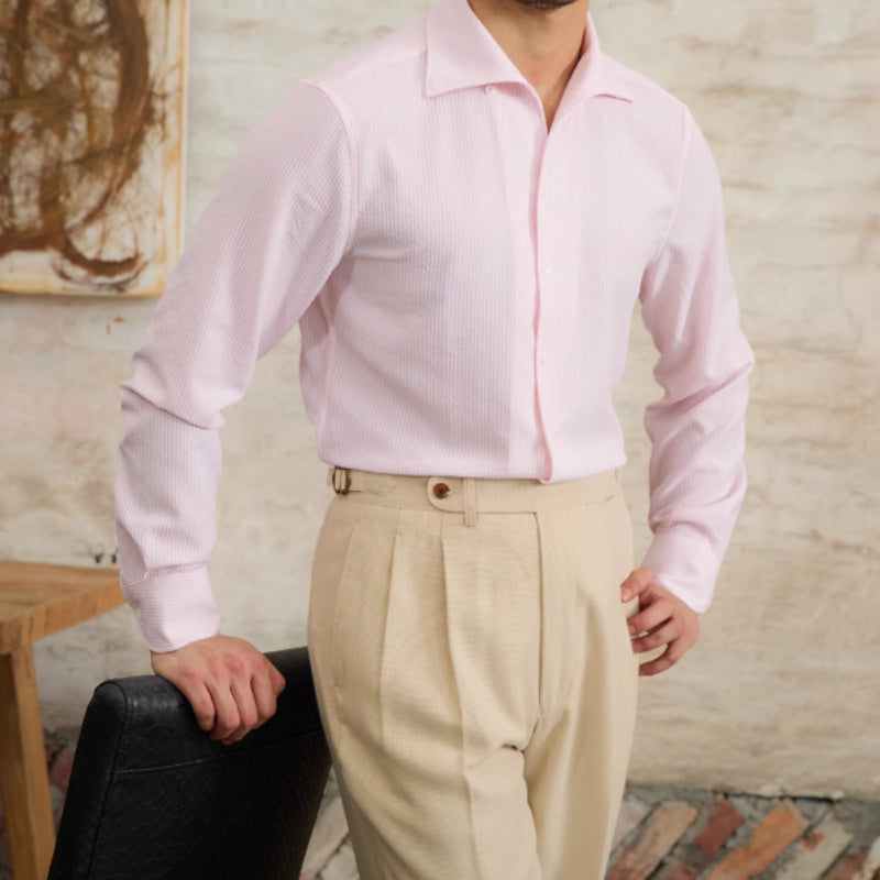 Koh Samui Seersucker Long Sleeve Shirt