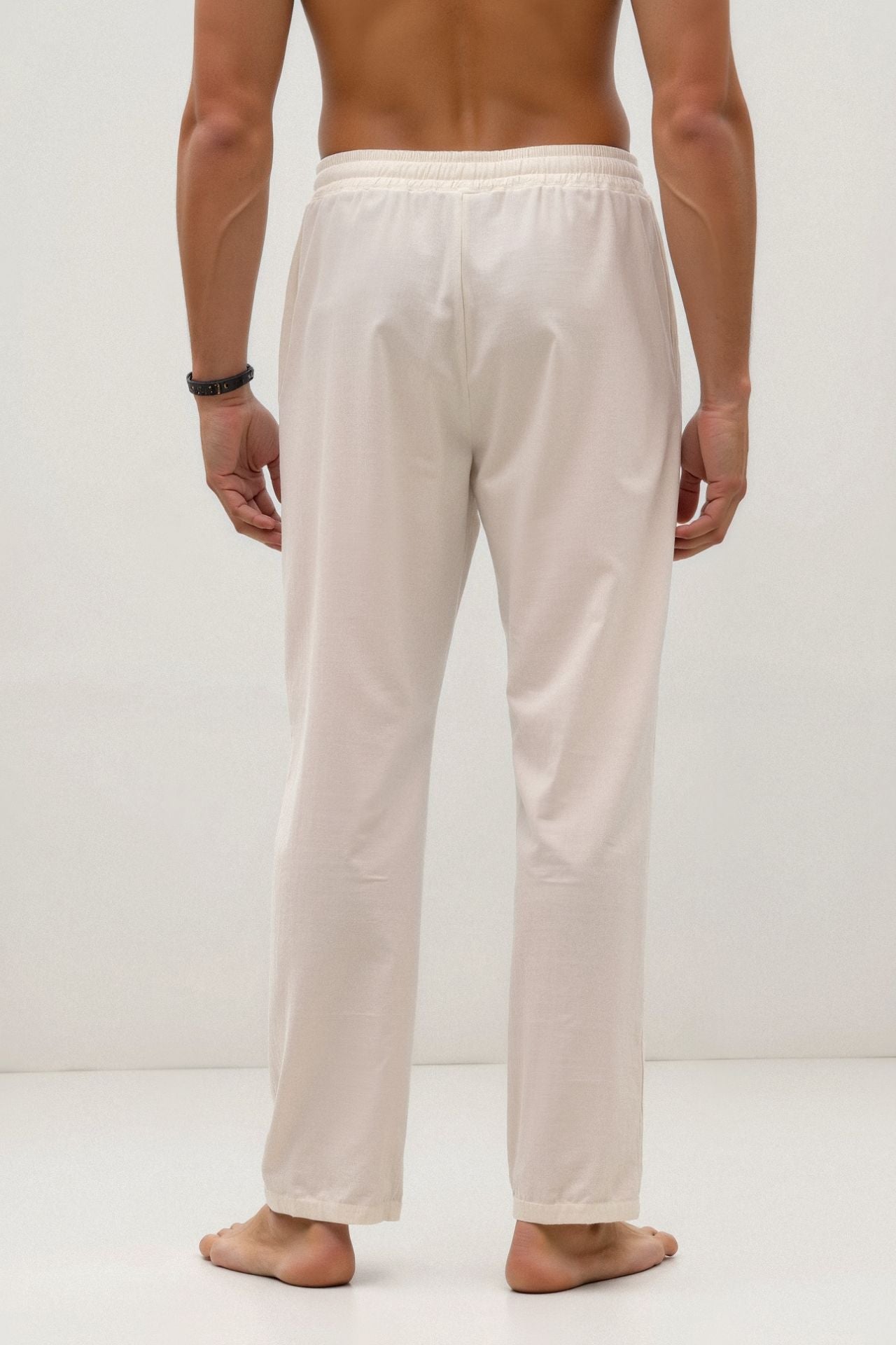 Cavallo Cotton & Linen Blend Drawstring Pants