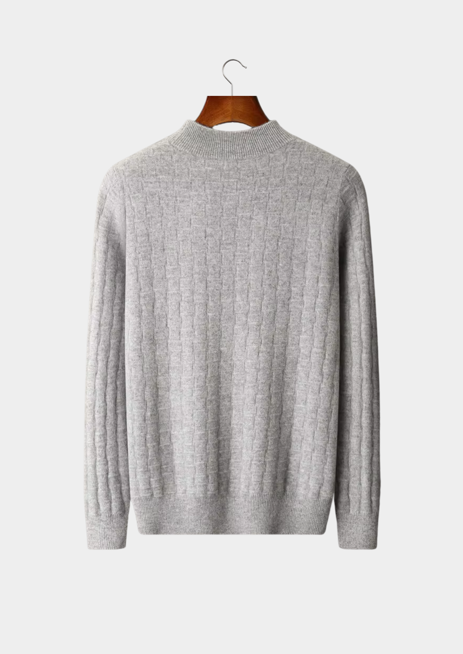 Cavallo  WOOL TEXTURED MOCKNECK