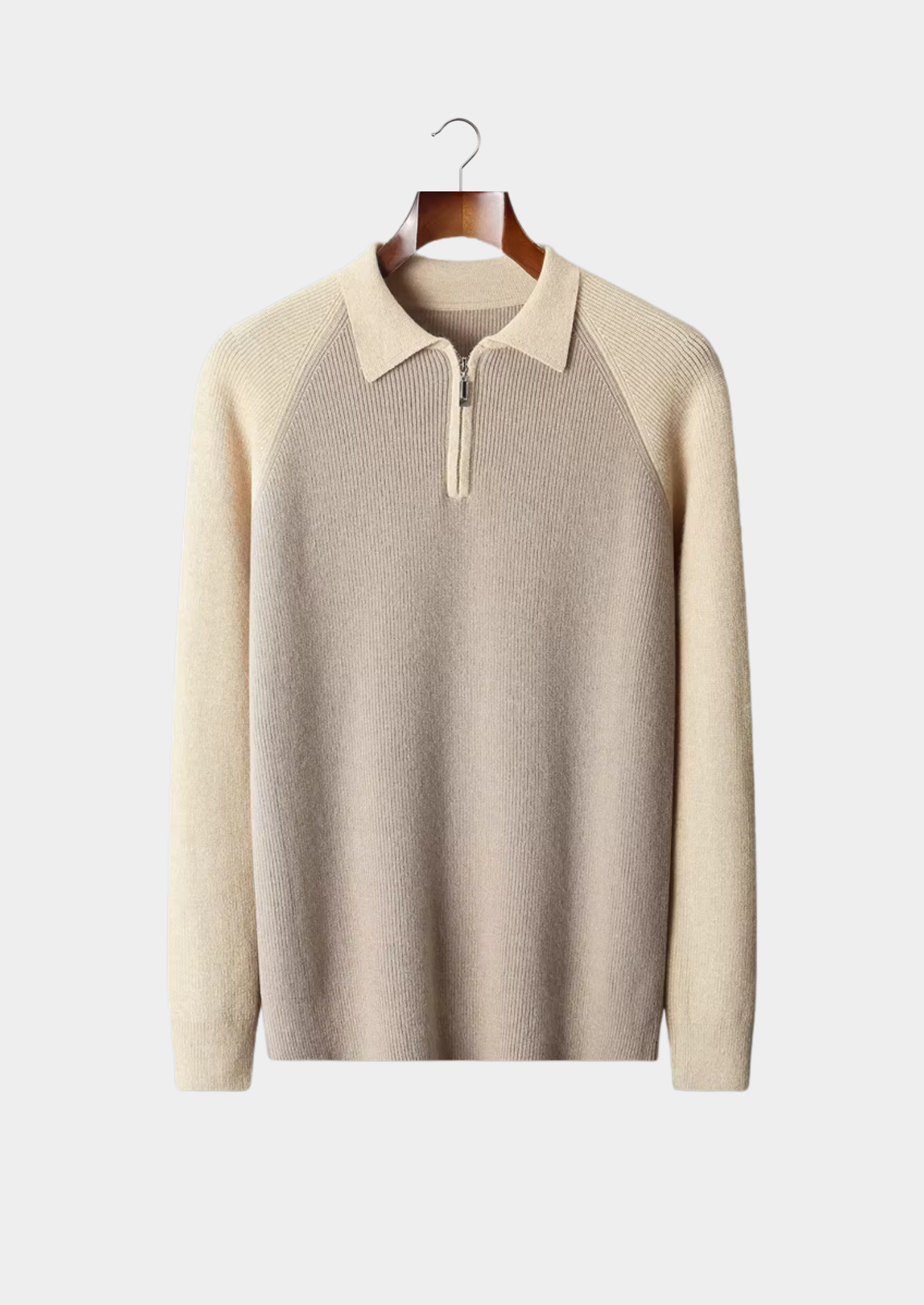 CAVALLO TWO TONE ZIPPER SWEATER POLO