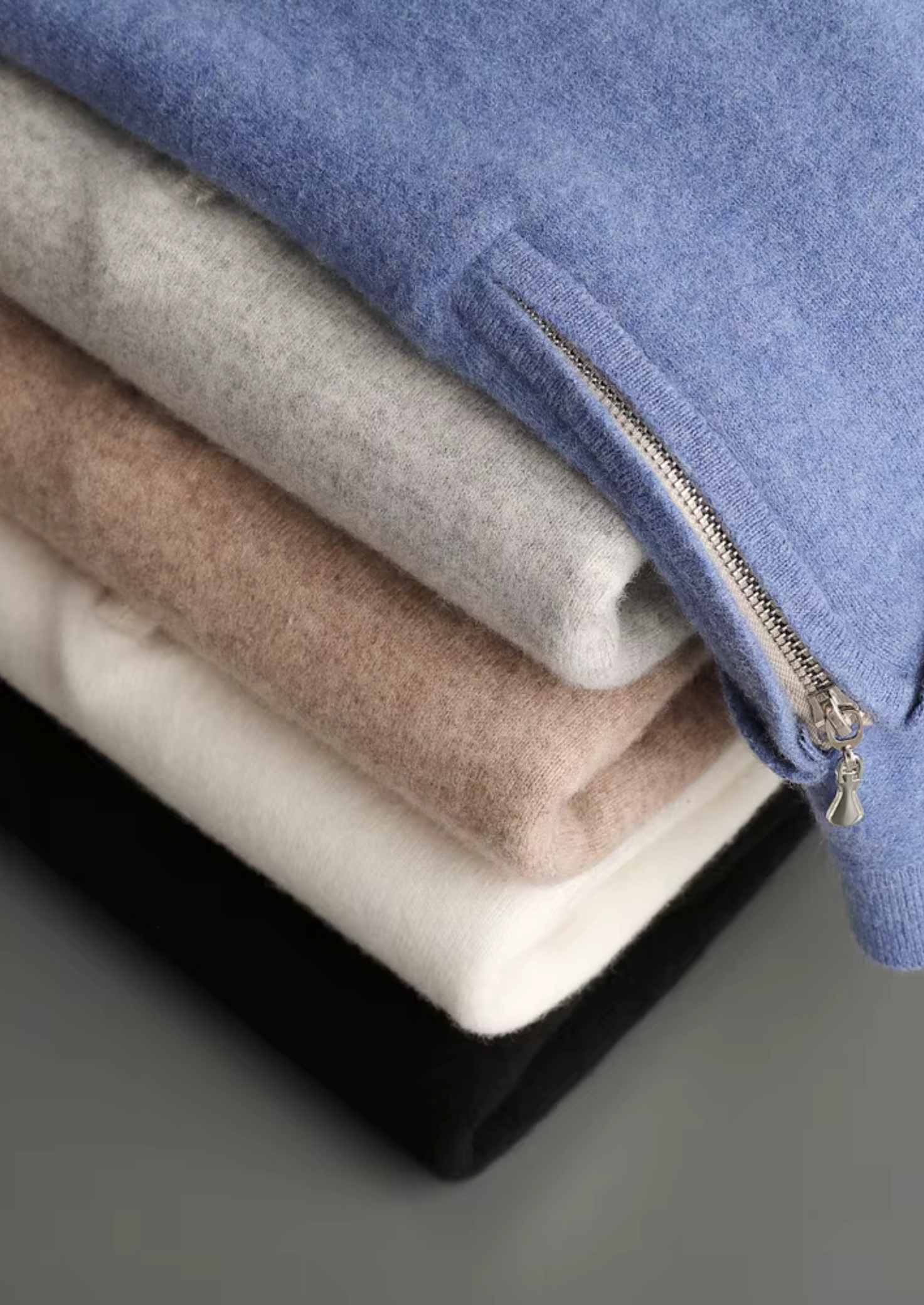 CAVALLOWOOL HALF ZIP POLO