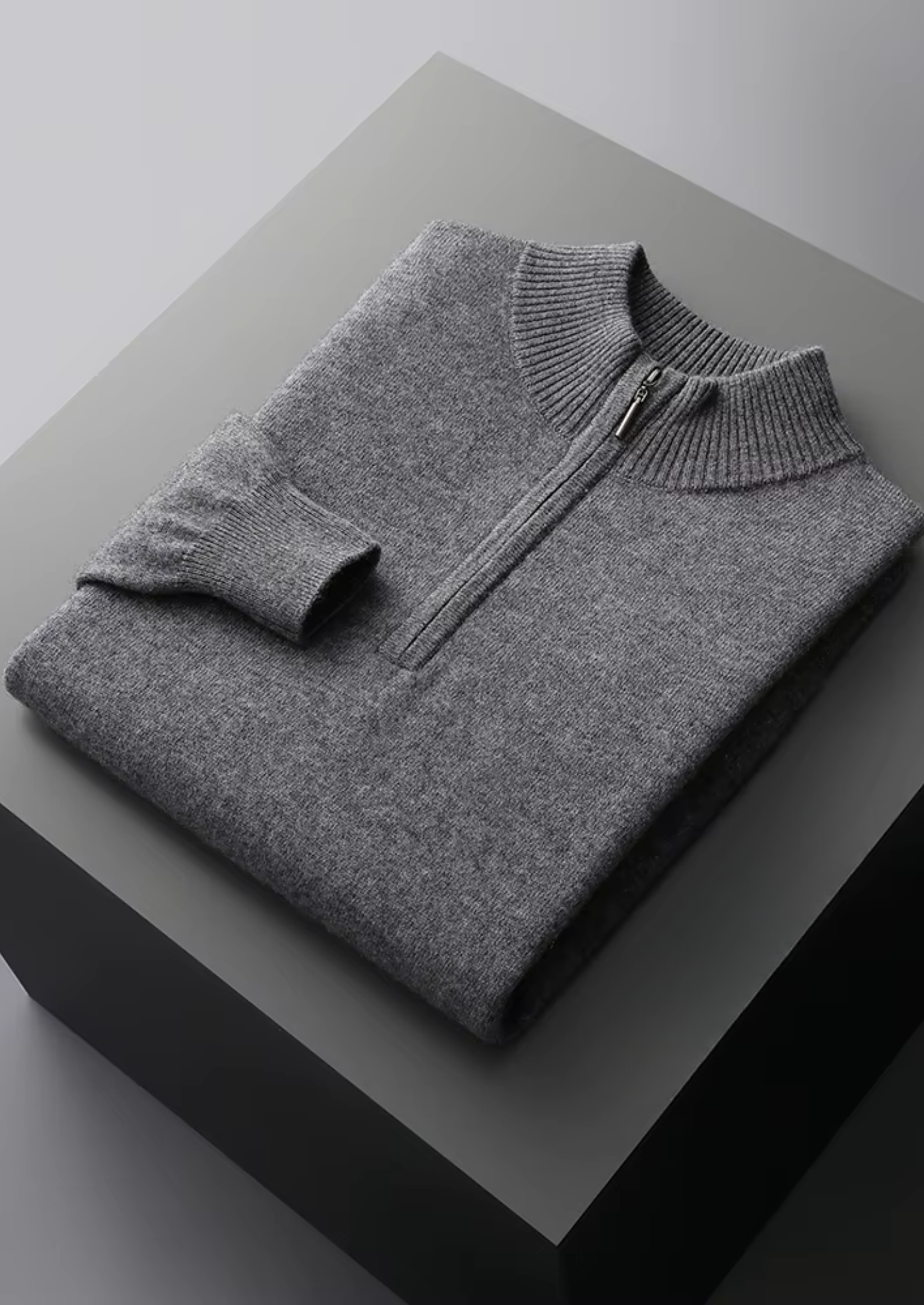 CAVALLO WOOL HALF ZIP SWEATER