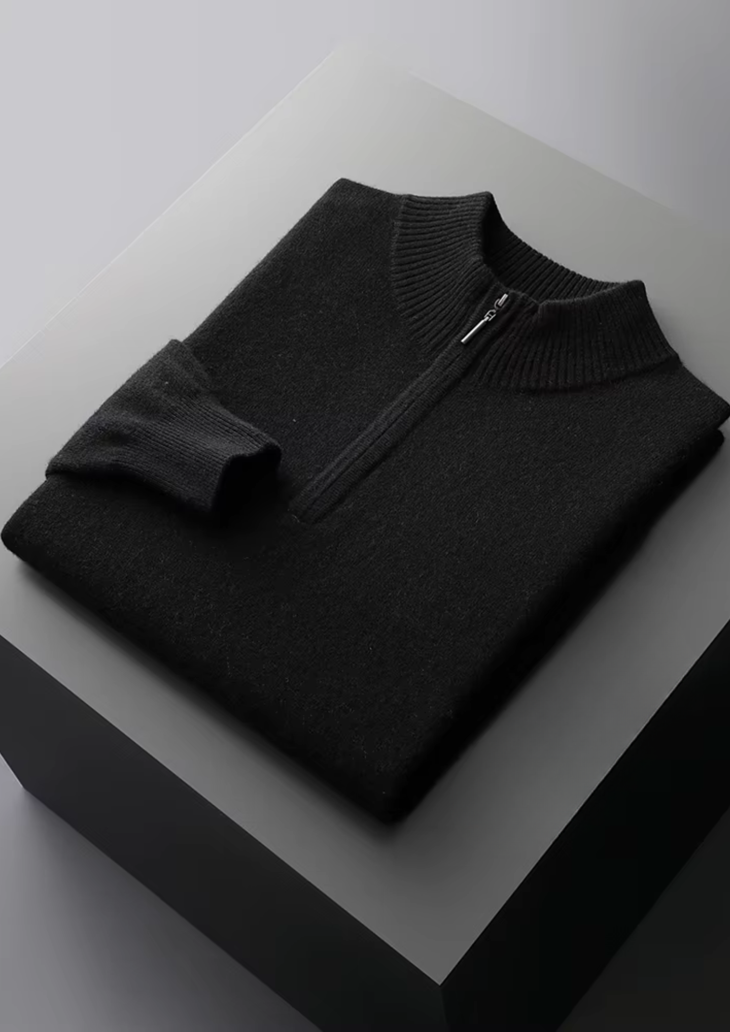 CAVALLO WOOL HALF ZIP SWEATER