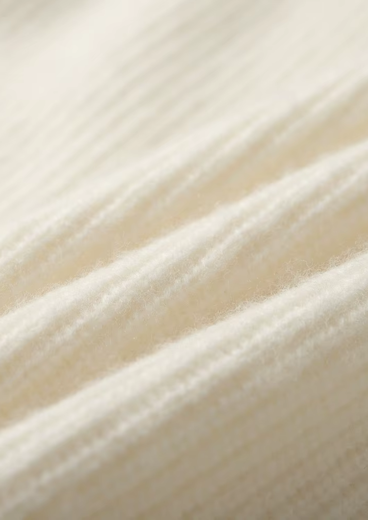 CASHMERE RIBBED V-NECK SWEATER