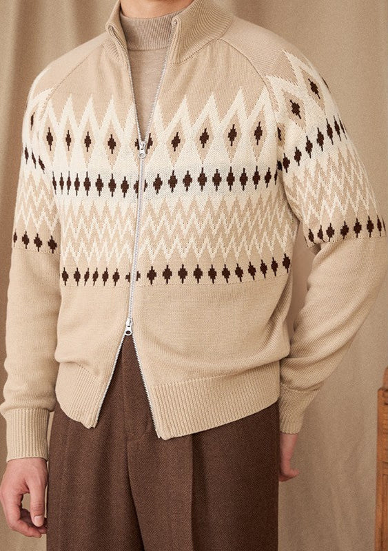 St. Moritz Fair Isle Knitted Cardigan