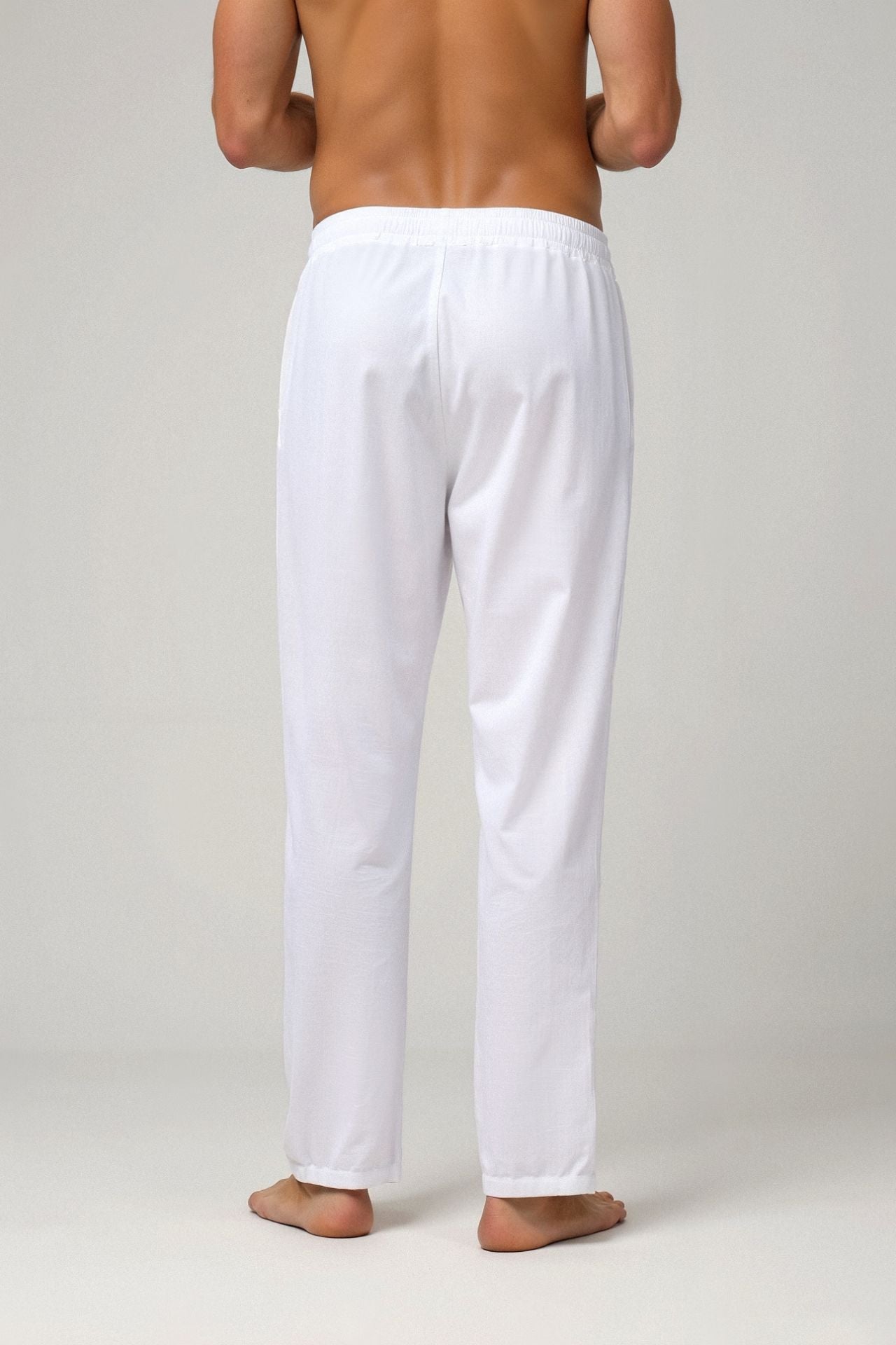 Cavallo Cotton & Linen Blend Drawstring Pants