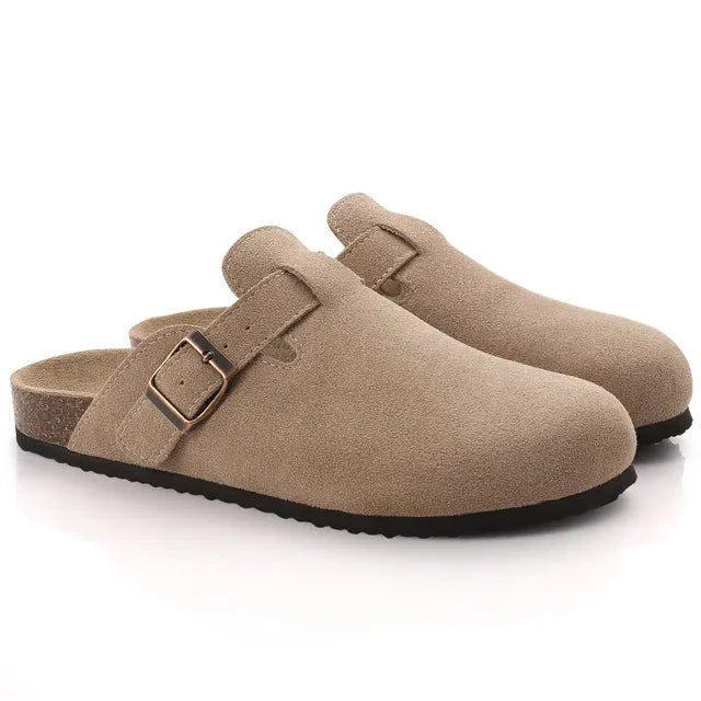 NOBA Suede Clogs