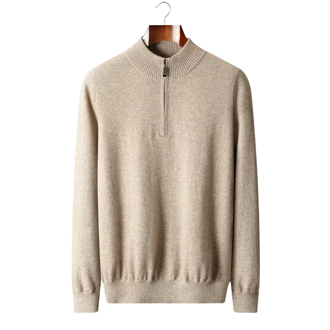 CAVALLO WOOL HALF ZIP SWEATER