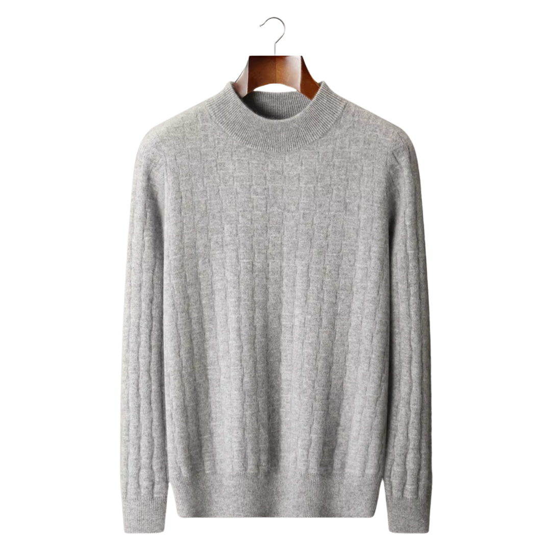 Cavallo  WOOL TEXTURED MOCKNECK