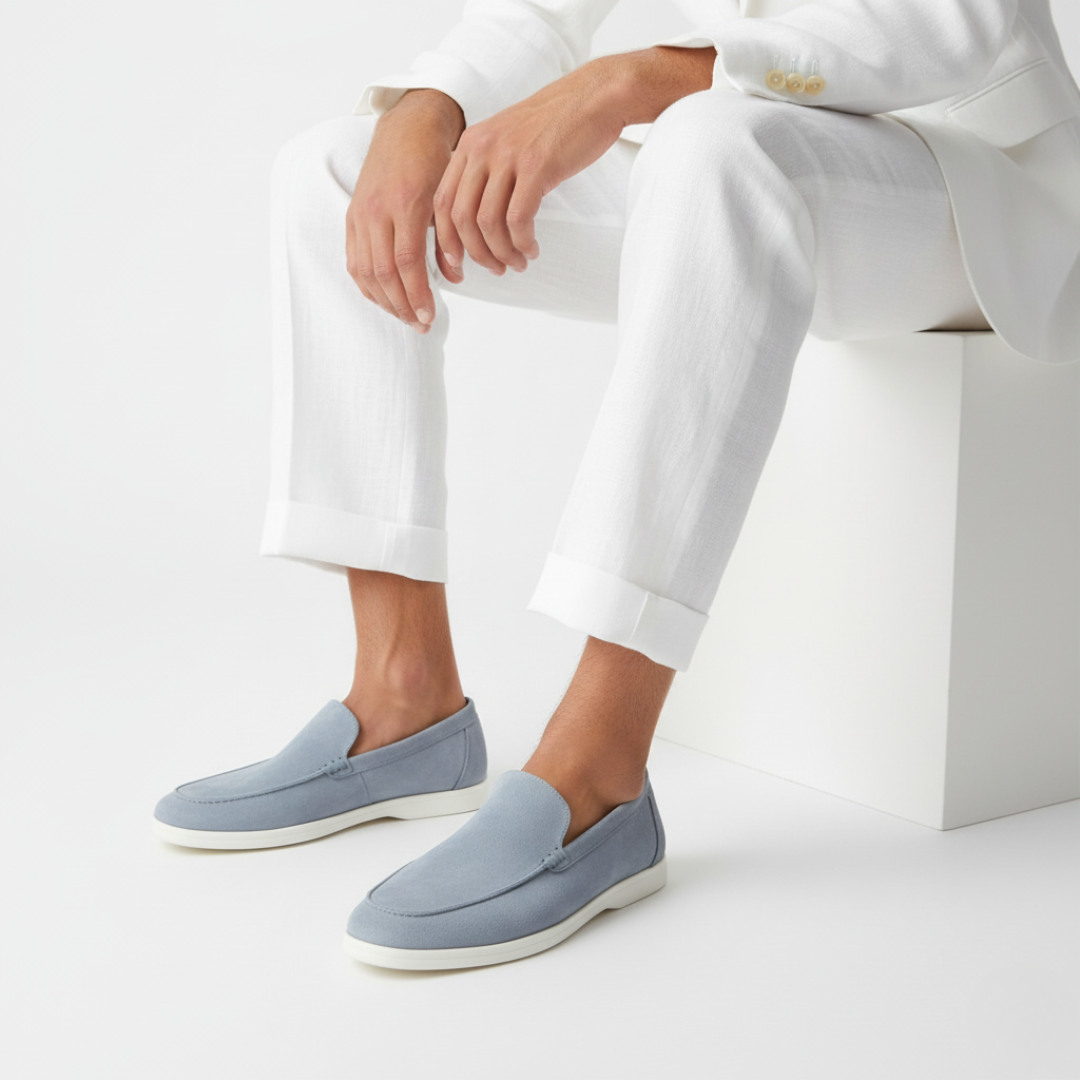 NOBA Suede Loafers