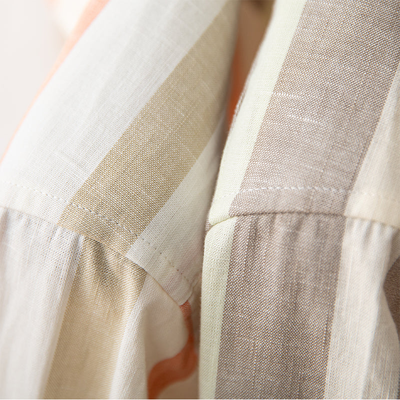 Arezzo Cotton Striped Long Sleeve Shirt