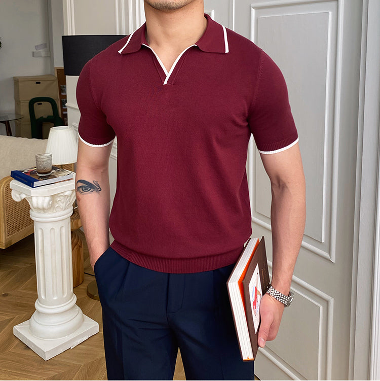 Yacht Cavallo Weekend Contrast Piping Polo