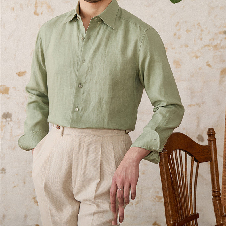 Geneva Linen Long Sleeve Shirt