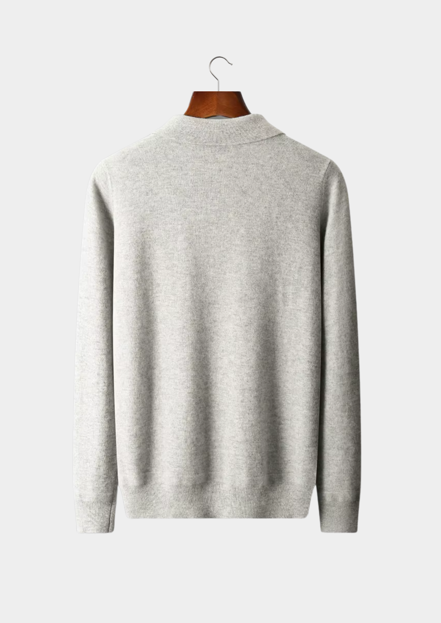 CAVALLOWOOL HALF ZIP POLO